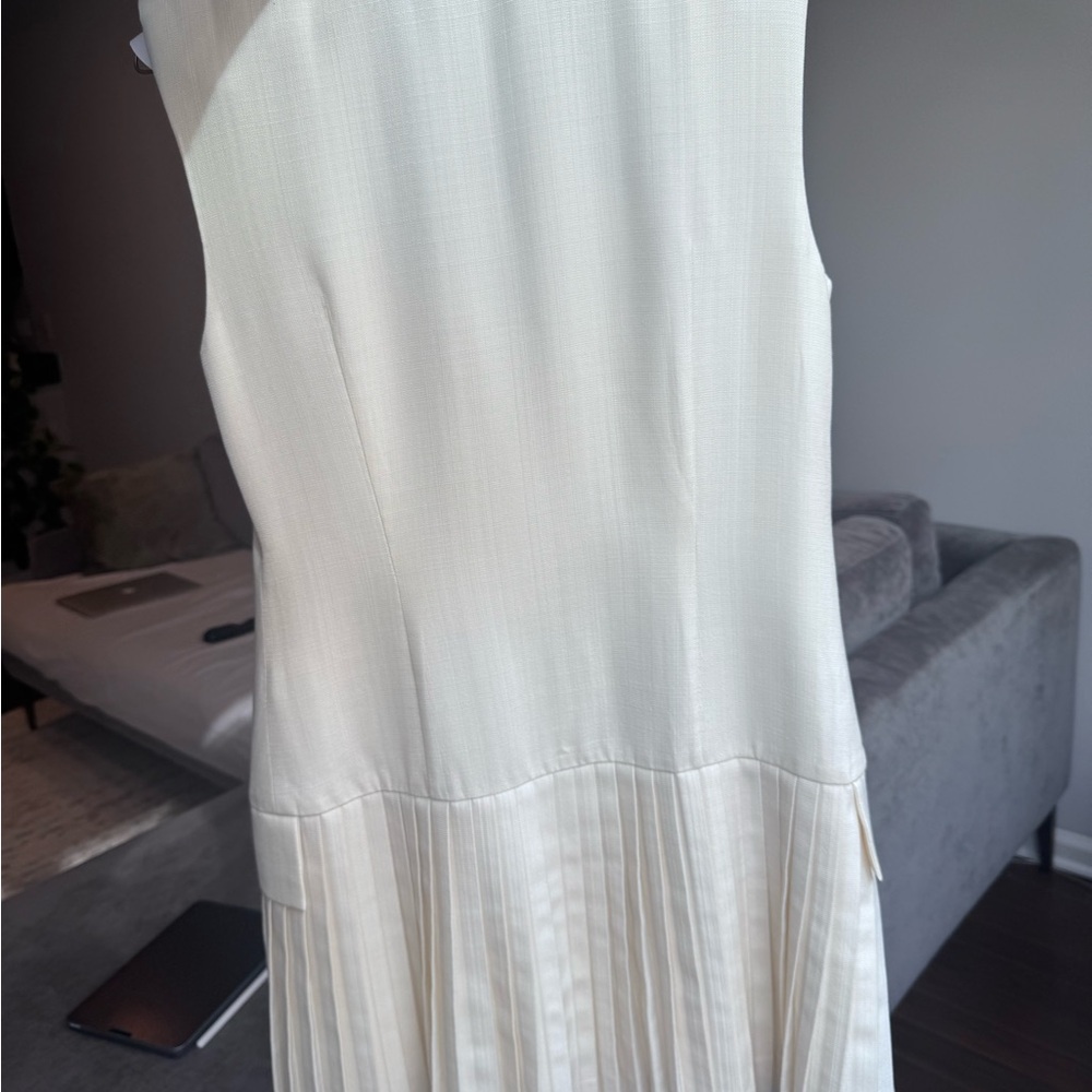 Sandro Ivory Sleeveless Blazer Dress - Picture 8 of 8